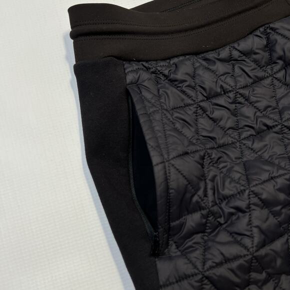 $149 ATHLETA Women's 14 Solstice Jogger Quilted Puffy Pants Black Pockets 467123 - Picture 7 of 10